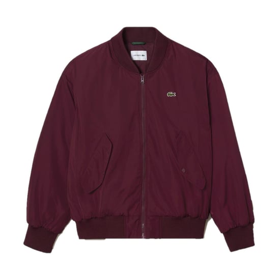 Lacoste Oversized bomberjack voor dames (Rood) - Image 2