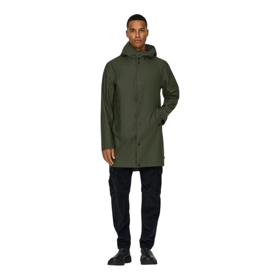 Only Waterafstotende regenjas voor heren, standaardmodel (Veen) - Image 1