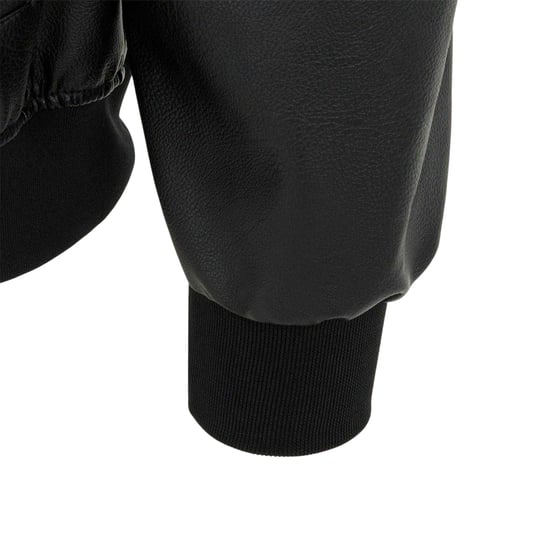 Firetrap PU-bomberjack voor heren (Zwart) - Image 3