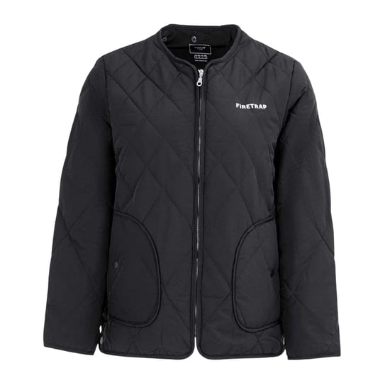 Firetrap Dames Gewatteerde Relaxed Fit Jacket (Zwart) - Image 3