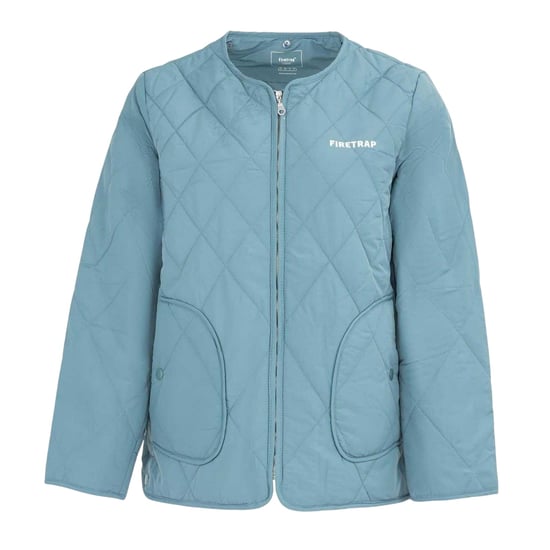 Firetrap Dames Gewatteerde Relaxed Fit Jas (Blauw) - Image 3
