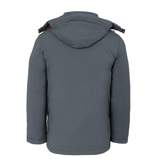 Lee Cooper Heren Pufferjas met capuchon (Grijs) - Image 2