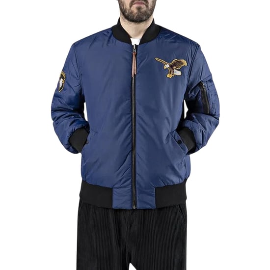 Diadora Mark Mcnairy-bomberjack voor heren (Landgoed Blauw) - Image 5