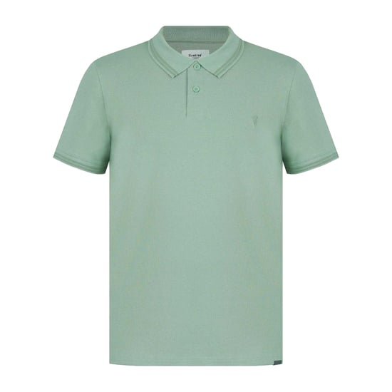 Firetrap Heren Lazer-logo katoenen poloshirt (Lichtgroen) - Image 1