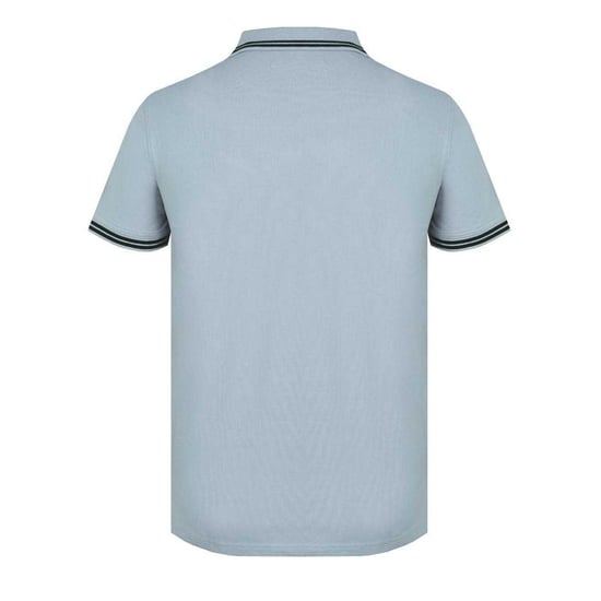Firetrap Heren Lazer-logo katoenen poloshirt (Blauw/Zwart) - Image 2