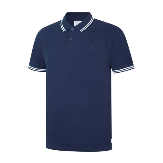 Firetrap Heren Lazer-logo katoenen poloshirt (Marine) - Image 1