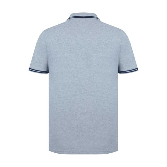 Firetrap Heren Lazer-logo katoenen poloshirt (Grijze Mergel) - Image 2