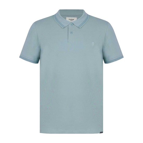 Firetrap Heren Lazer-logo katoenen poloshirt (Blauw) - Image 1