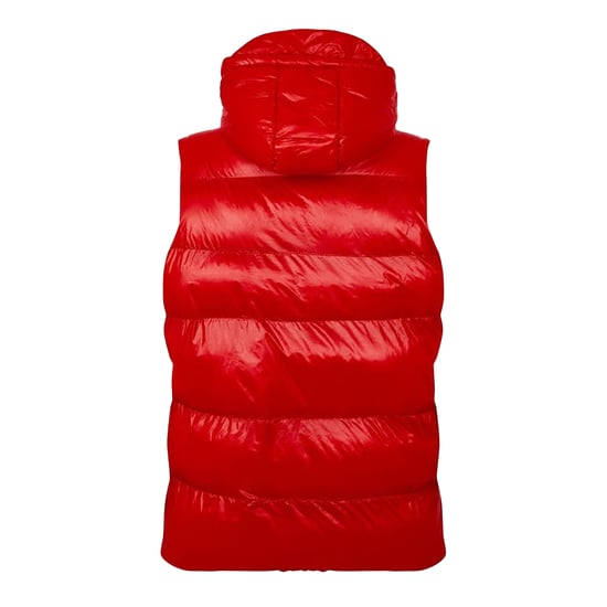 Born Rich Heren Effen Hooded Gilet (Rood) - Image 2