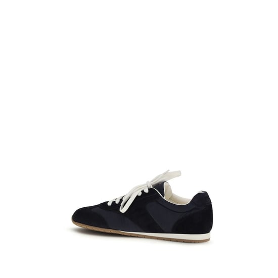 Prada Blauwe Kalfsleren Bos Taurus Sport Sneakers - Image 3