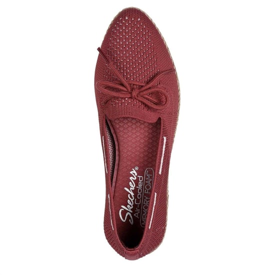 Skechers Platte jute sandalen voor dames (Donkere Roos) - Image 3