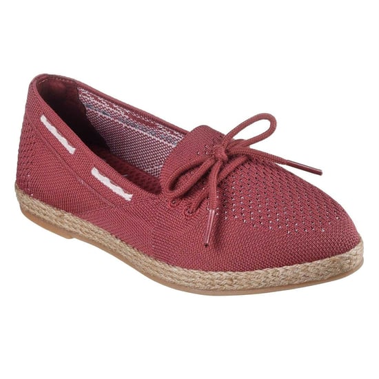 Skechers Platte jute sandalen voor dames (Donkere Roos) - Image 5