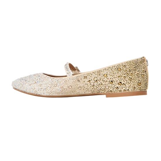 Steve Madden Brissa-ballerina's met luipaardprint voor dames (Goud) - Image 2