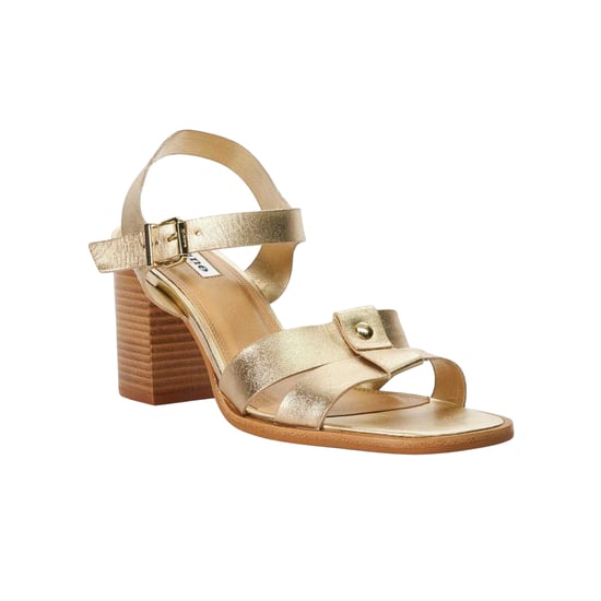 Dune London Dames Jessia Leren Sandalen (Goud) - Image 4