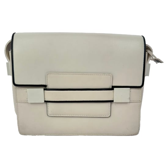 Delvaux Madame PM Crossbodytas in wit leer - Image 1
