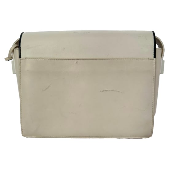 Delvaux Madame PM Crossbodytas in wit leer - Image 3