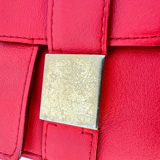 Delvaux Mini Madame Crossbodytas in rood leer - Image 6