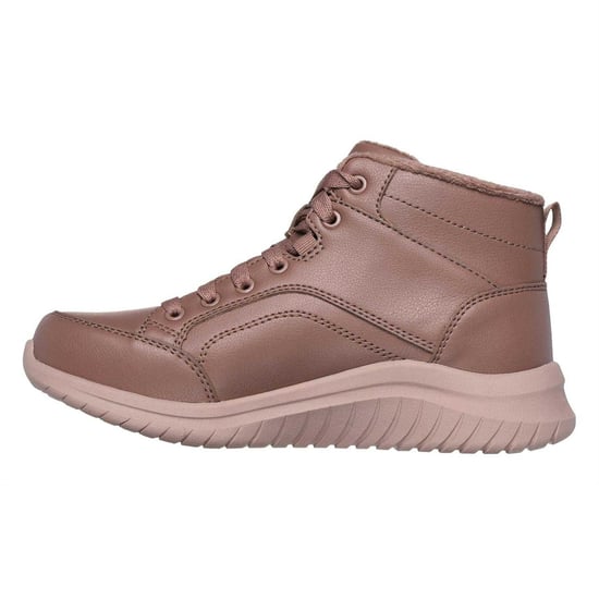 Skechers Dames Ultraflex 2 Platte Enkellaarsjes (Champignon) - Image 2