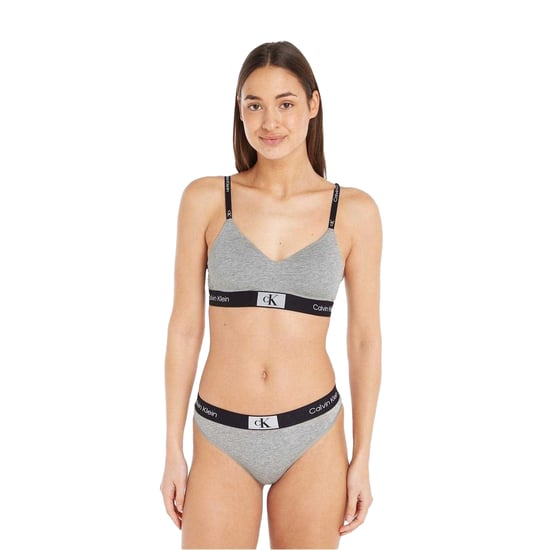 Calvin Klein Strings van biologisch katoen voor dames (Grijs gemêleerd gemêleerd) - Image 4