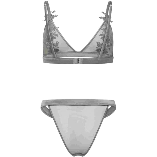 Glamorous Dames-string met doorschijnende stof (Groen) - Image 2