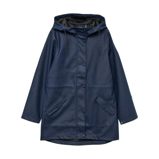 Vero Moda Regenjas voor dames met voorzakken (Marine) - Image 1