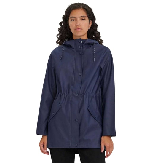 Vero Moda Regenjas voor dames met voorzakken (Marine) - Image 3