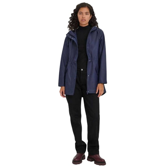 Vero Moda Regenjas voor dames met voorzakken (Marine) - Image 4