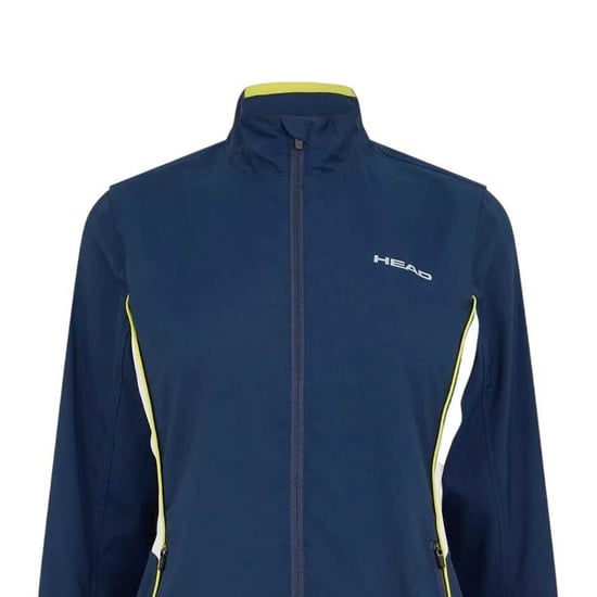 Head Dames-trainingsjas met volledige ritssluiting en clublogo (Donkerblauw) - Image 3