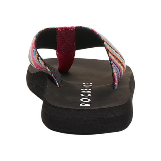 Rocket Dog Adios Dexter katoenen platvoetslippers voor dames (Roze) - Image 2