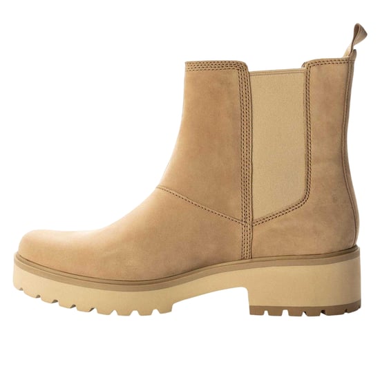 Timberland Stoere leren Chelsea-laarzen met blokhak voor dames (Taupe) - Image 2