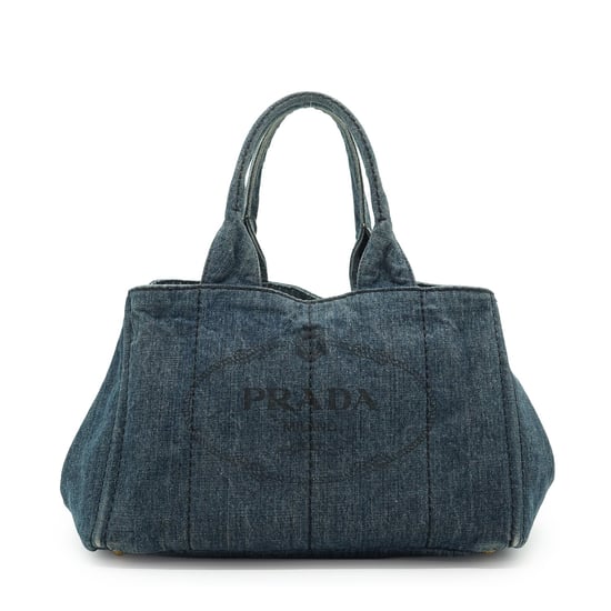 Prada Stoffen Tote Bag Canapa - Image 1