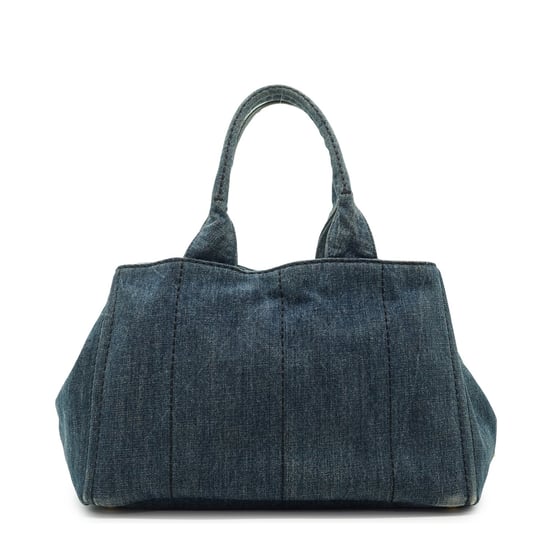 Prada Stoffen Tote Bag Canapa - Image 3