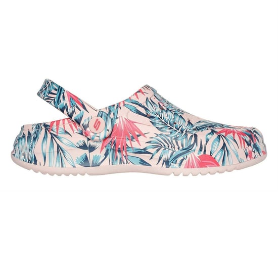 Skechers Archfitwave-klompen met bloemenmotief en open teen voor dames (Veelkleurig) - Image 1