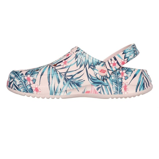 Skechers Archfitwave-klompen met bloemenmotief en open teen voor dames (Veelkleurig) - Image 2