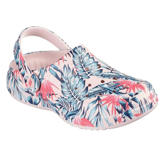 Skechers Archfitwave-klompen met bloemenmotief en open teen voor dames (Veelkleurig) - Image 5