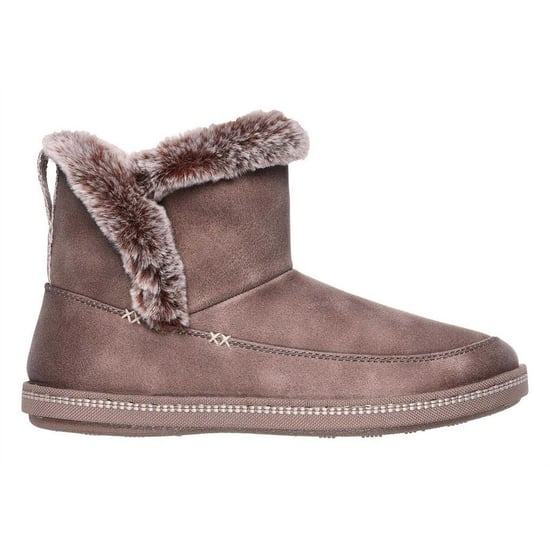 Skechers Dames Campfire Platte Pantoffels (Donker Taupe) - Image 1