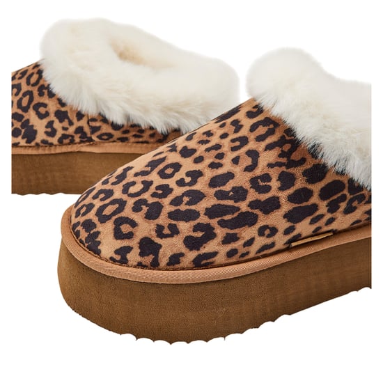 Steve Madden Dames Chaplin Luipaardprint Platform Slippers (Bruin) - Image 4