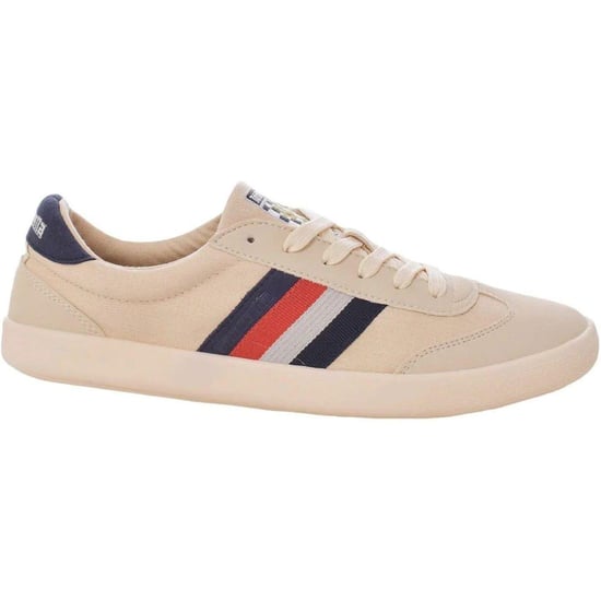 Lambretta Heren-bootschoenen van canvas (Off White/Beige) - Image 1