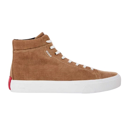 Hugo Dyer Hito corduroy lage herensneakers (Pastel Cacao Bruin) - Image 1