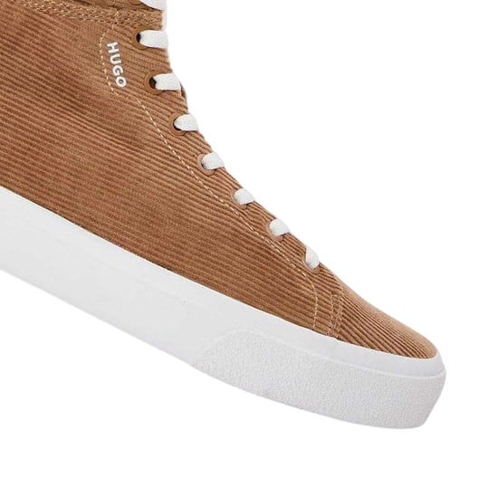 Hugo Dyer Hito corduroy lage herensneakers (Pastel Cacao Bruin) - Image 3