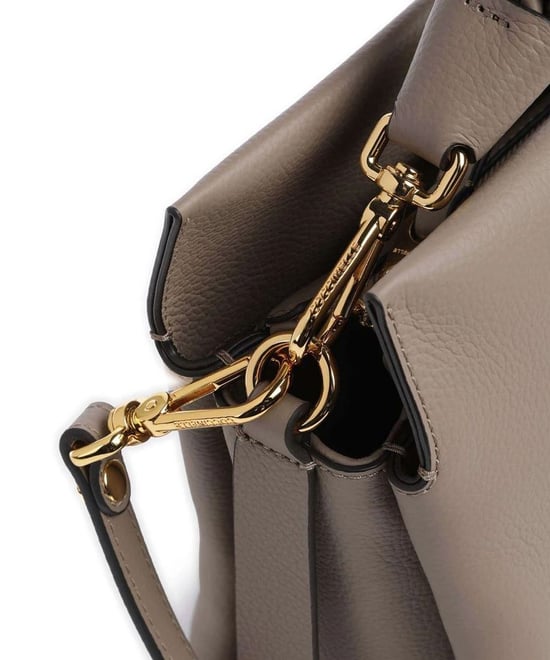 Coccinelle Hobo Tas Warm Taupe/Rosette - Image 3