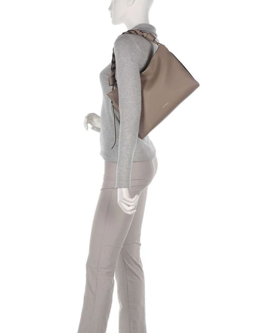 Coccinelle Hobo Tas Warm Taupe/Rosette - Image 6