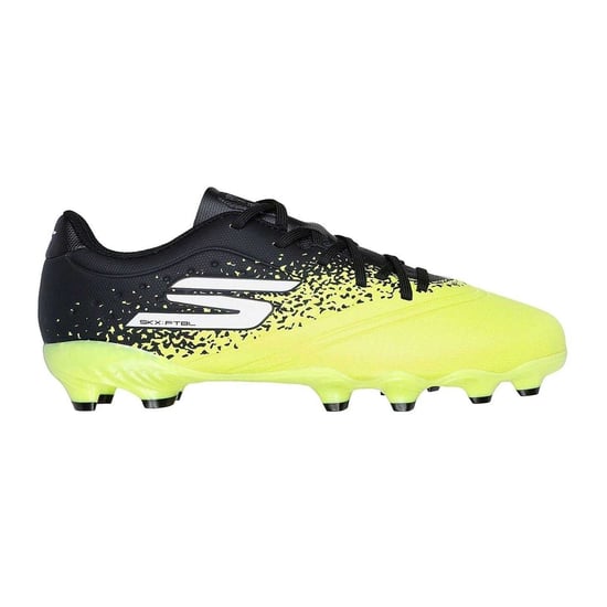 Skechers Razor voetbalschoenen voor kinderen (Firm Ground) (Geel/zwart) - Image 1