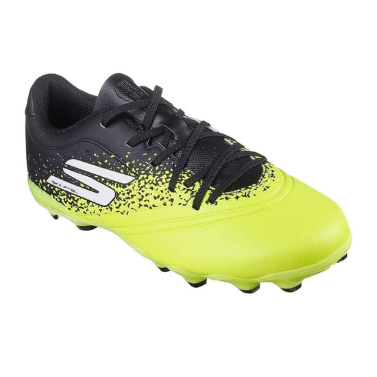 Skechers Razor voetbalschoenen voor kinderen (Firm Ground) (Geel/zwart) - Image 5