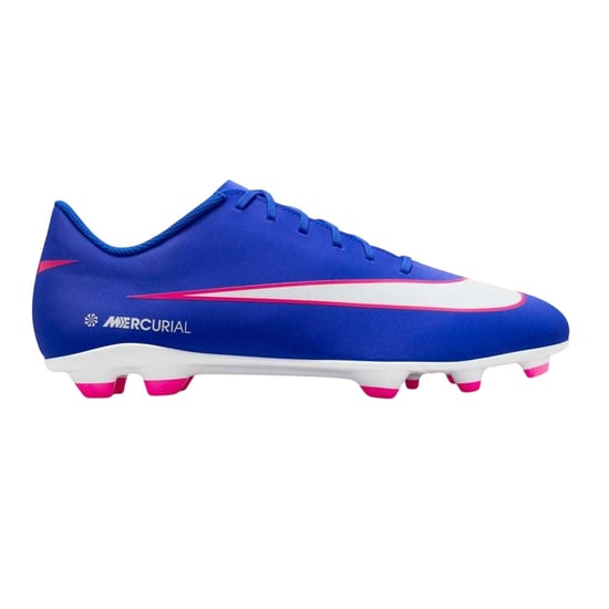 Nike Unisex voetbalschoenen voor volwassenen, Mercurial Firm Ground (Blauw/Wit/Roze) - Image 1