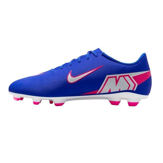 Nike Unisex voetbalschoenen voor volwassenen, Mercurial Firm Ground (Blauw/Wit/Roze) - Image 3
