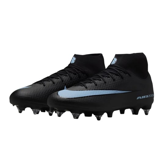 Nike Mercurial Superfly 10 voetbalschoenen voor heren, voor zachte ondergrond (ZWART/BLAUW) - Image 4