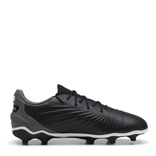 Puma Voetbalschoenen voor kinderen, model King Match, voor harde ondergrond (Zwart, Wit) - Image 4