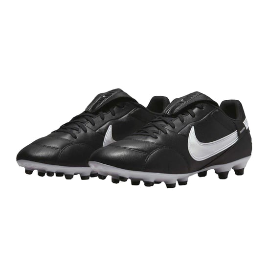 Nike Heren Premier 3 Classic Leather Firm Ground Voetbalschoenen (Zwart/Wit) - Image 5