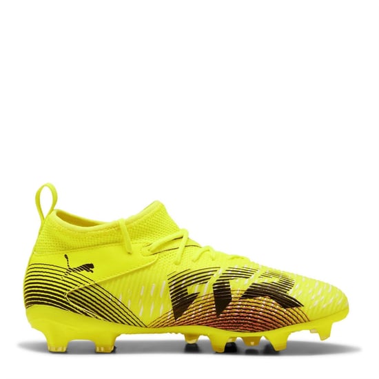 Puma Future 8 Ultimate Match voetbalschoenen voor kinderen (kunstgras) (Geel/zwart) - Image 4